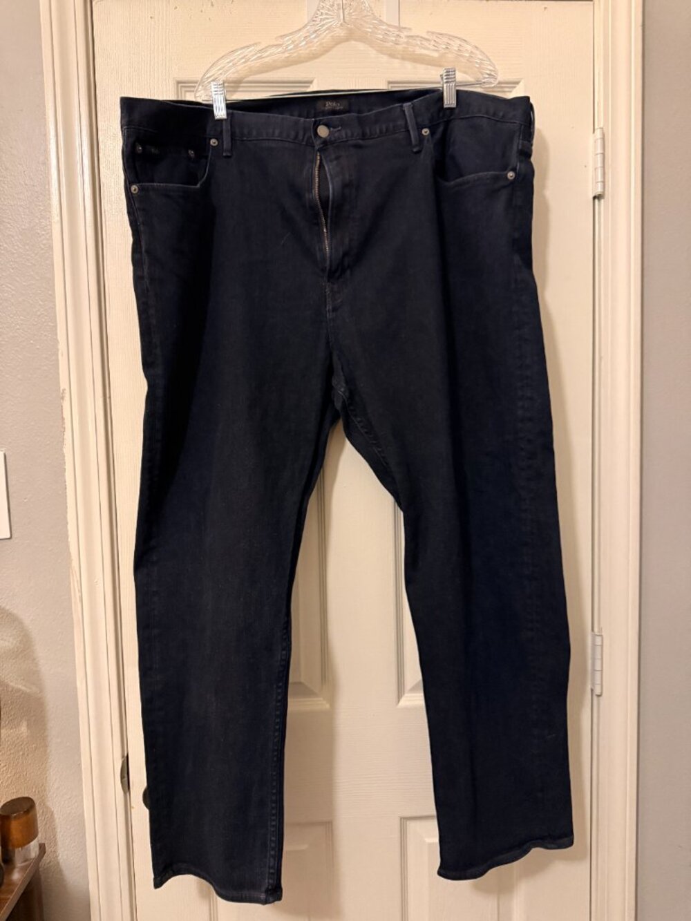 Polo Ralph Lauren Men's 48B x 30 Black Utility Pocket Jeans
